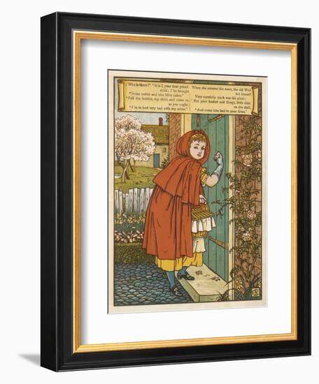 Little Red Riding Hood-Walter Crane-Framed Art Print