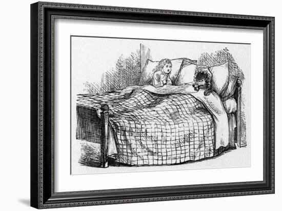 Little Red Riding Hood-null-Framed Art Print