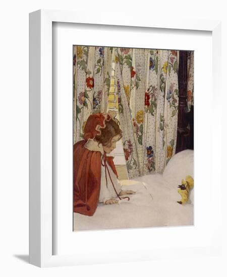 Little Red Riding Hood-null-Framed Art Print