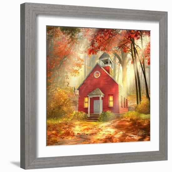 Little Red Schoolhouse-Joel Christopher Payne-Framed Giclee Print