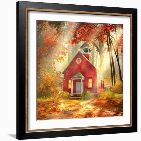 Little Red Schoolhouse-Joel Christopher Payne-Framed Giclee Print