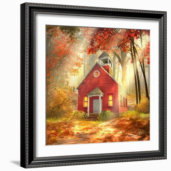 Little Red Schoolhouse-Joel Christopher Payne-Framed Giclee Print