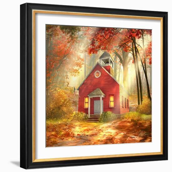 Little Red Schoolhouse-Joel Christopher Payne-Framed Giclee Print