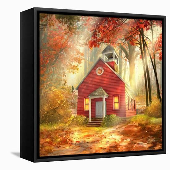 Little Red Schoolhouse-Joel Christopher Payne-Framed Premier Image Canvas