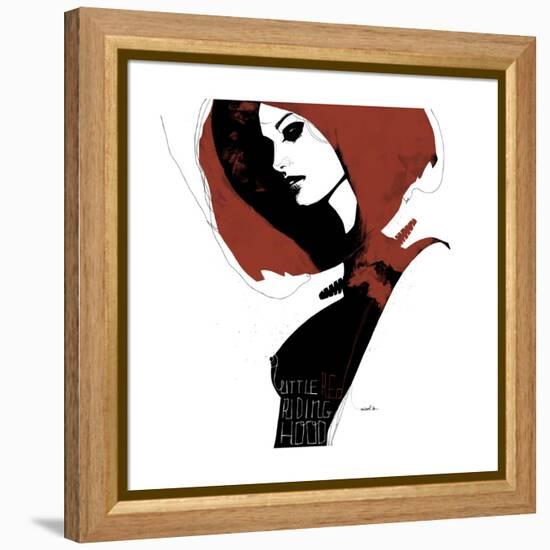 Little Red-Manuel Rebollo-Framed Stretched Canvas