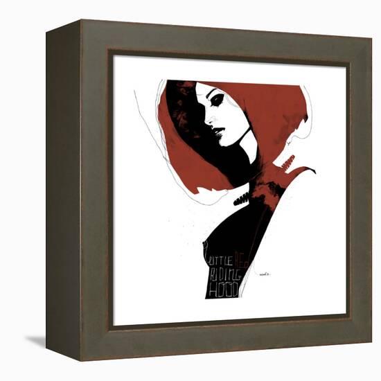 Little Red-Manuel Rebollo-Framed Stretched Canvas