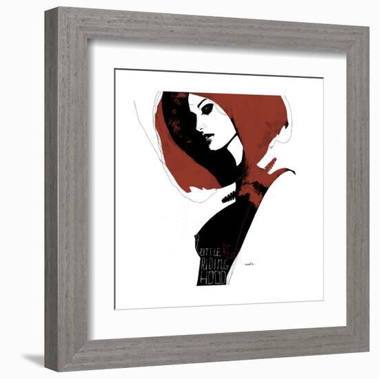 Little Red-Manuel Rebollo-Framed Art Print