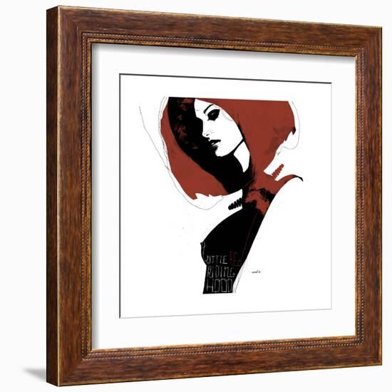 Little Red-Manuel Rebollo-Framed Art Print