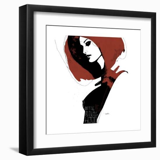 Little Red-Manuel Rebollo-Framed Art Print