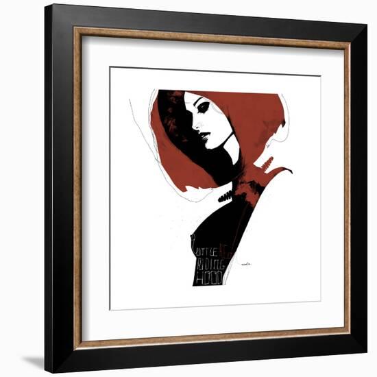 Little Red-Manuel Rebollo-Framed Art Print