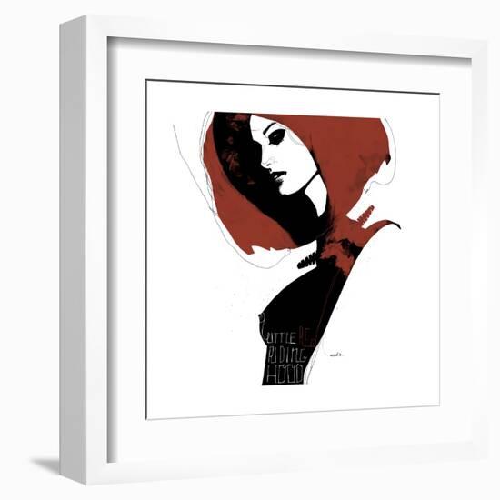 Little Red-Manuel Rebollo-Framed Art Print