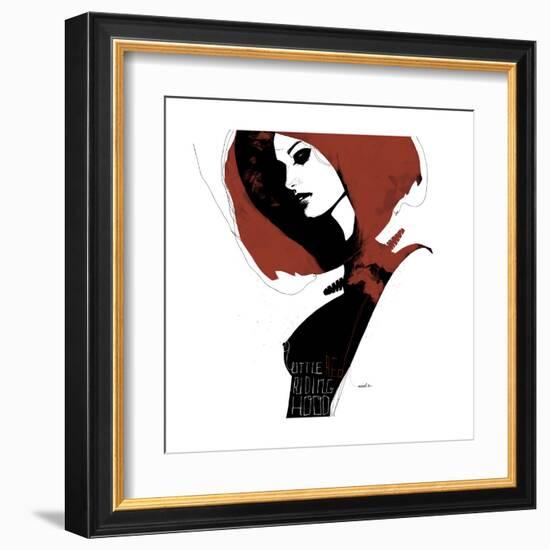 Little Red-Manuel Rebollo-Framed Art Print