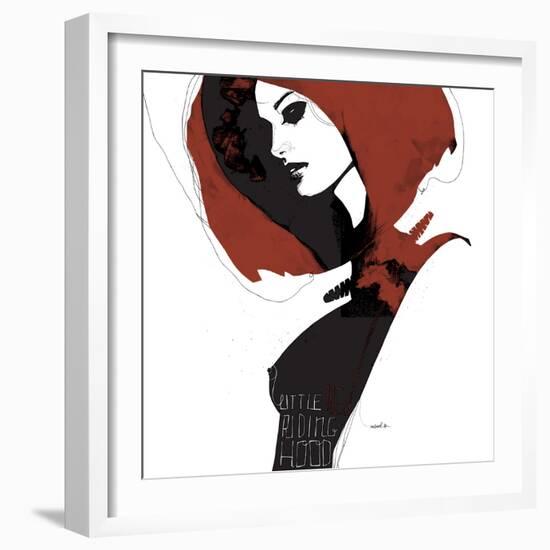 Little Red-Manuel Rebollo-Framed Art Print