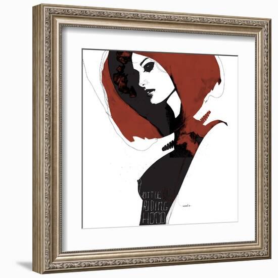 Little Red-Manuel Rebollo-Framed Art Print