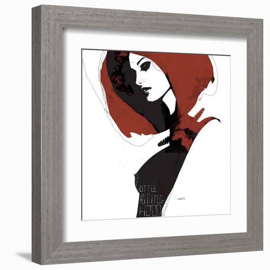 Little Red-Manuel Rebollo-Framed Art Print