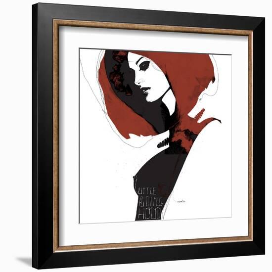 Little Red-Manuel Rebollo-Framed Art Print