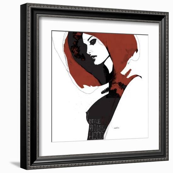 Little Red-Manuel Rebollo-Framed Art Print