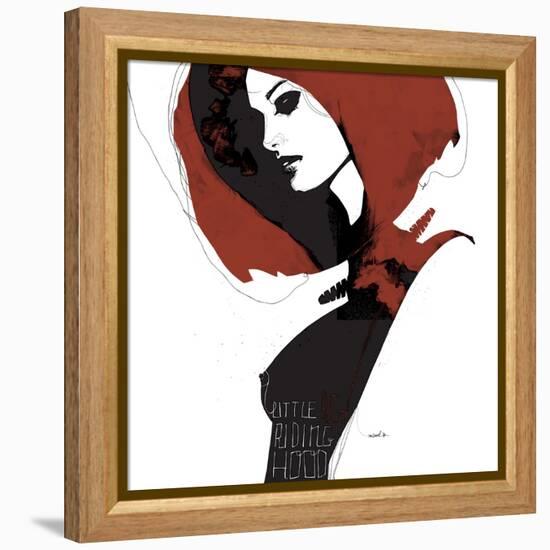 Little Red-Manuel Rebollo-Framed Stretched Canvas