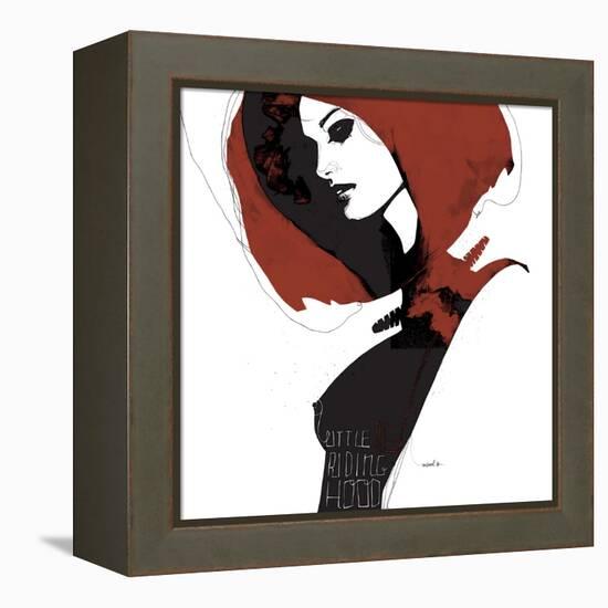 Little Red-Manuel Rebollo-Framed Stretched Canvas