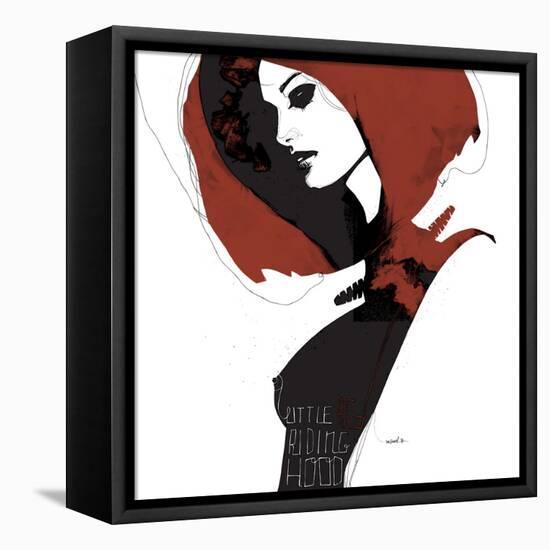 Little Red-Manuel Rebollo-Framed Stretched Canvas