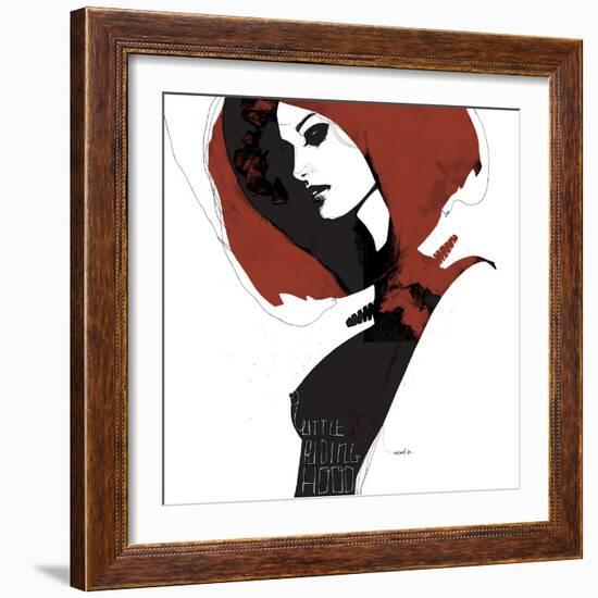 Little Red-Manuel Rebollo-Framed Art Print