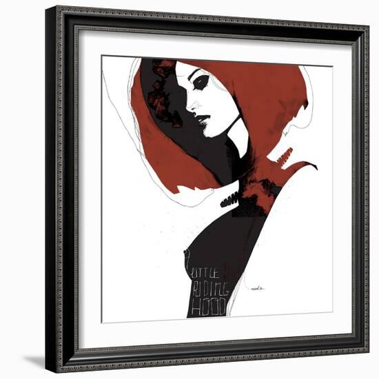 Little Red-Manuel Rebollo-Framed Art Print