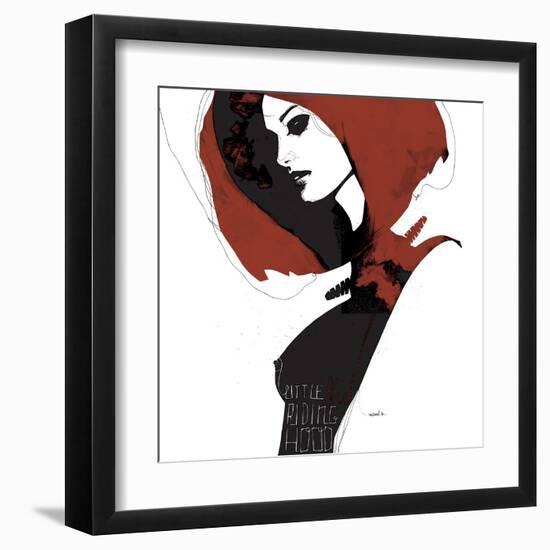 Little Red-Manuel Rebollo-Framed Art Print