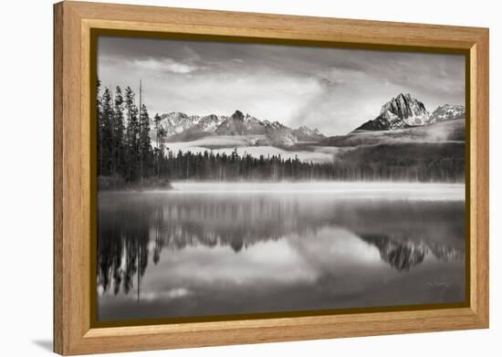 Little Redfish Lake Morning I-Alan Majchrowicz-Framed Premier Image Canvas