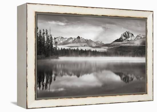 Little Redfish Lake Morning I-Alan Majchrowicz-Framed Premier Image Canvas