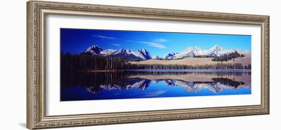 Little Redfish Lake Mountains Id USA-null-Framed Photographic Print