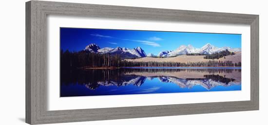 Little Redfish Lake Mountains Id USA-null-Framed Photographic Print