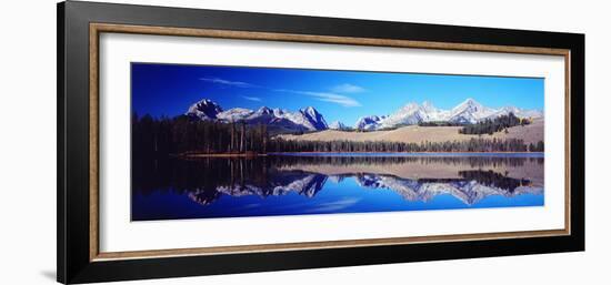 Little Redfish Lake Mountains Id USA-null-Framed Photographic Print
