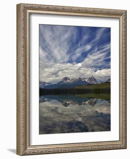 Little Redfish Lake, Sawtooth National Recreation Area, Idaho, USA-Jamie & Judy Wild-Framed Photographic Print