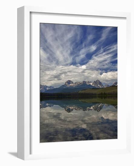 Little Redfish Lake, Sawtooth National Recreation Area, Idaho, USA-Jamie & Judy Wild-Framed Photographic Print