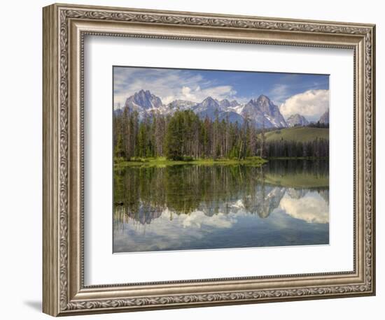 Little Redfish Lake, Sawtooth National Recreation Area, Idaho, USA-Jamie & Judy Wild-Framed Photographic Print