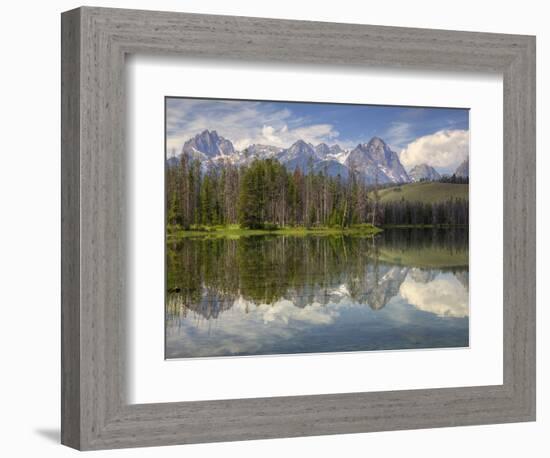 Little Redfish Lake, Sawtooth National Recreation Area, Idaho, USA-Jamie & Judy Wild-Framed Photographic Print