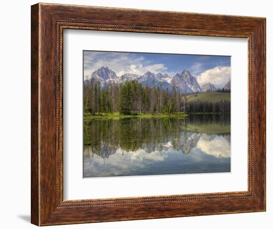 Little Redfish Lake, Sawtooth National Recreation Area, Idaho, USA-Jamie & Judy Wild-Framed Photographic Print