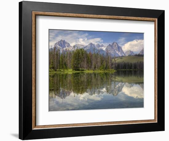 Little Redfish Lake, Sawtooth National Recreation Area, Idaho, USA-Jamie & Judy Wild-Framed Photographic Print