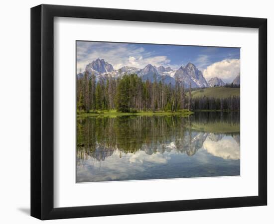 Little Redfish Lake, Sawtooth National Recreation Area, Idaho, USA-Jamie & Judy Wild-Framed Photographic Print