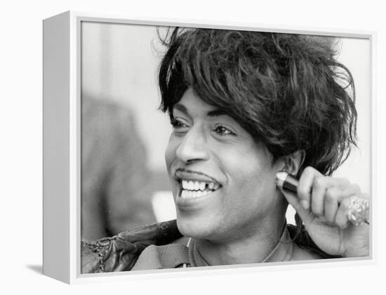 Little Richard Smiles-Associated Newspapers-Framed Stretched Canvas