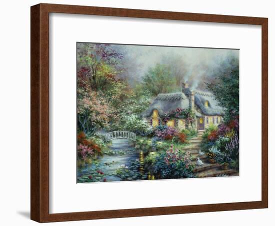 Little River Cottage-Nicky Boehme-Framed Giclee Print