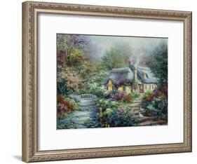 Little River Cottage-Nicky Boehme-Framed Giclee Print
