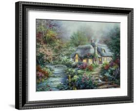 Little River Cottage-Nicky Boehme-Framed Giclee Print
