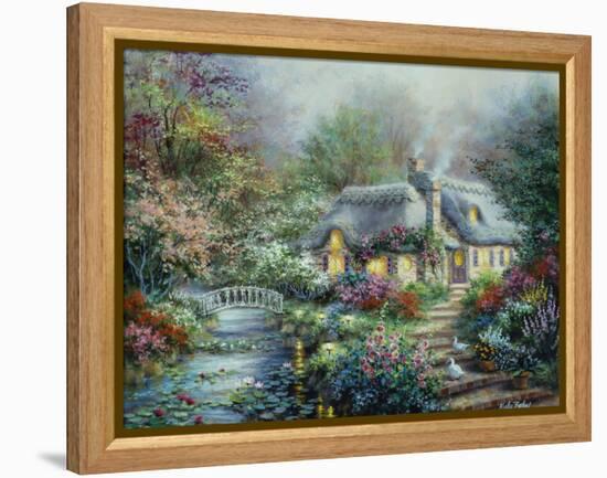 Little River Cottage-Nicky Boehme-Framed Premier Image Canvas