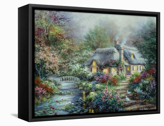 Little River Cottage-Nicky Boehme-Framed Premier Image Canvas