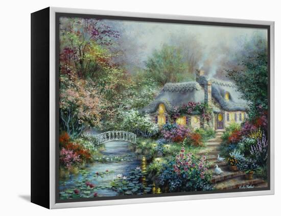 Little River Cottage-Nicky Boehme-Framed Premier Image Canvas