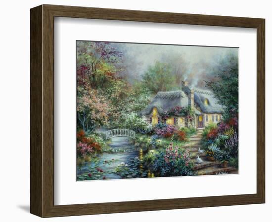 Little River Cottage-Nicky Boehme-Framed Giclee Print