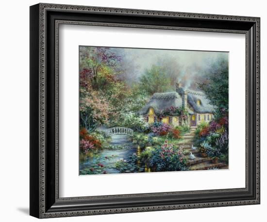 Little River Cottage-Nicky Boehme-Framed Giclee Print