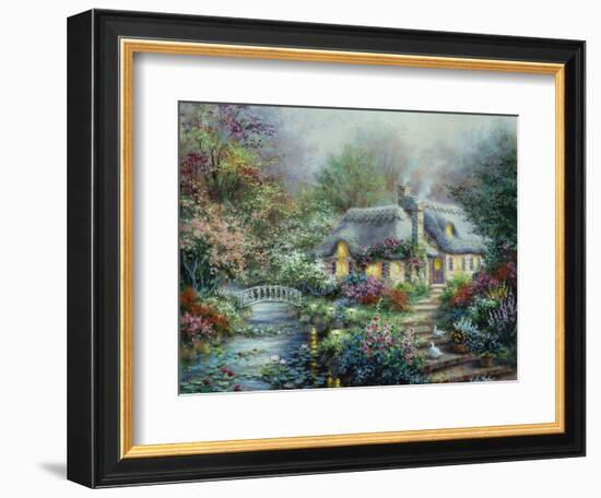 Little River Cottage-Nicky Boehme-Framed Giclee Print