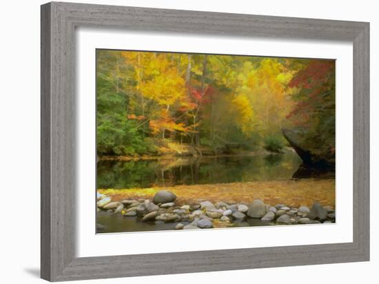 Little River-J.D. Mcfarlan-Framed Photographic Print